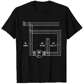 Discover Electrical engineering Engine Motor Stern Triangle T Shirts