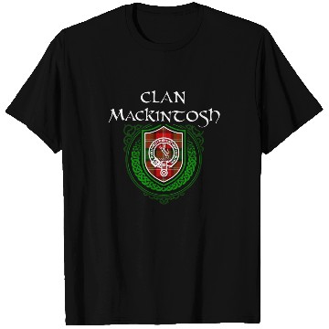 Discover Mackintosh Surname Scottish Clan Tartan Crest T Shirts
