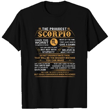 Discover Scorpio zodiac T Shirts