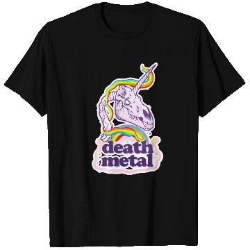 Discover Death Metal Unicorn T Shirts