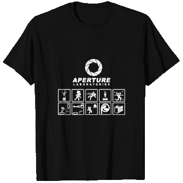 Discover Portal Aperture Science Laboratories Video Game Me T Shirts
