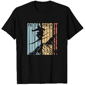 Discover Gonna Send It - Ski Vintage Gift T Shirts