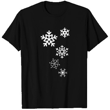 Discover Snowflake Snowman Christmas Holiday Snowflakes T Shirts