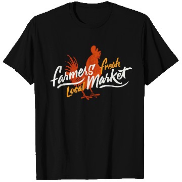 Discover Rooster Farmers Market T Shirts