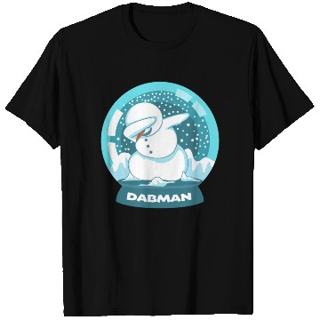Discover Dab Dabbing Snowman Dancing Snow Globe Christmas T Shirts