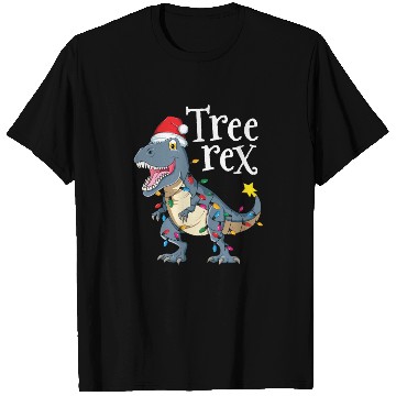 Discover Tree Rex Dinosaur Christmas T Shirts Boy Kid Men