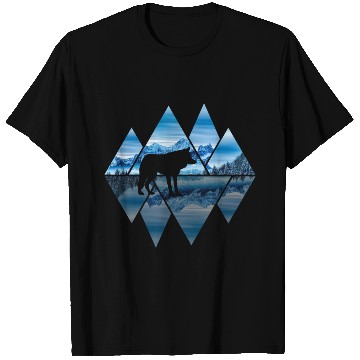 Discover wolf mountains nature lover ice T Shirts