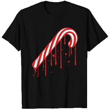 Discover drop graffiti melt stamp candy cane tasty candy su T Shirts