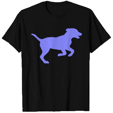 Discover Running puppy; blue T Shirts