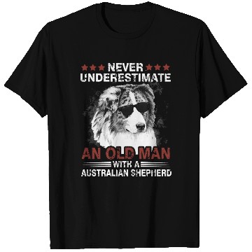 Discover never underestimate an old man with a australian s T Shirts
