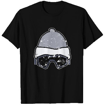 Discover Skier - snowboarder - hat with goggles T Shirts