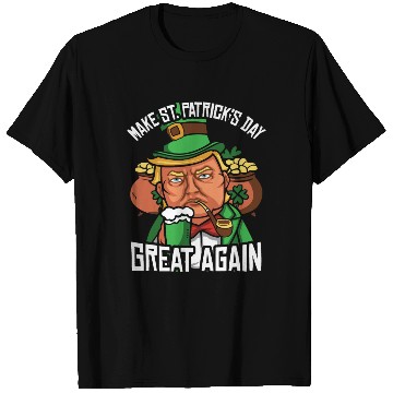 Discover St Patrick's Day Trump Make St Paddy's Day Great T Shirts
