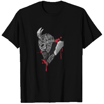 Discover Viking Warrior | Raven Odin Valhalla Valknut Loki T Shirts