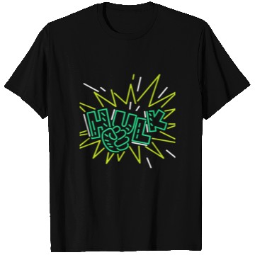 Discover Neon Hulk T Shirts By Marvel Design By Humans----PD