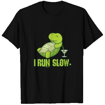 Discover I'm slowly running turtle gift T Shirts