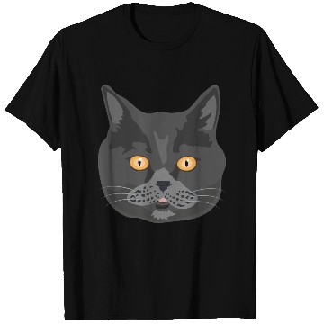 Discover Cat British Shorthair Cat Face - Gift Idea T Shirts