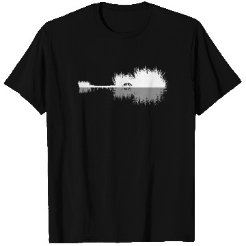 Discover Guitar Lake Shadow T Shirts For Guitar Lover