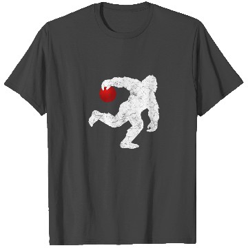 Discover Bowling Bigfoot Novelty Funny T Shirts