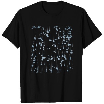 Discover Beautiful blue stars falling down T Shirts
