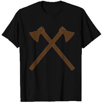 Discover Crossed Axe - Firefighter Axe - Vector T Shirts