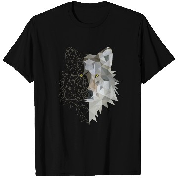 Discover Geometric Wolf T Shirts