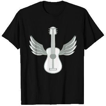 Discover wings fly angel sky cool guitar learn play song co T Shirts