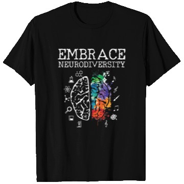 Discover Embrace Neurodiversity - ASD ADHD Autism Awareness T Shirts