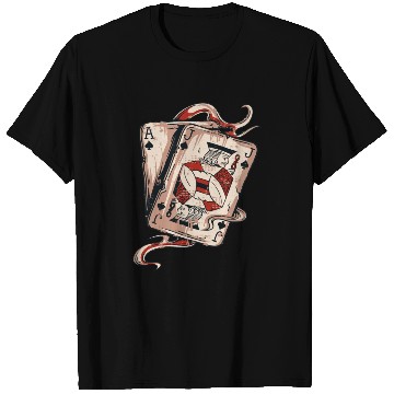 Discover Blackjack Gift Playing Cards Casino Gambling Gift T Shirts