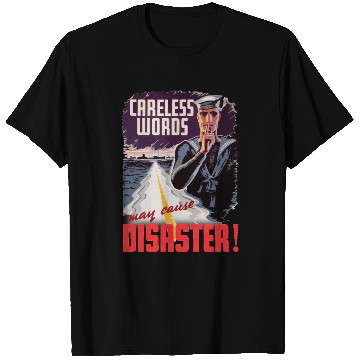 Discover Careless Words WW2 Canadian Navy T Shirts