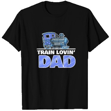 Discover Railroad Train Lovers Dad Father's Day Gift T Shirts