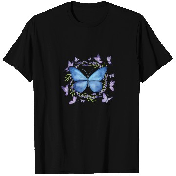Discover Butterfly Watercolor Paint Insects Flowers Moth T Shirts