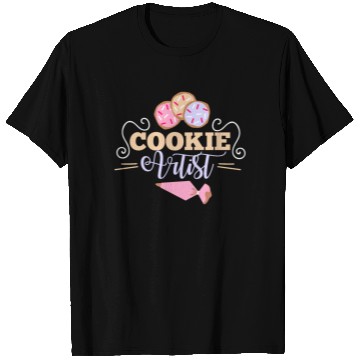 Discover Cookie Artist Illustration for Cookie Decorators T Shirts