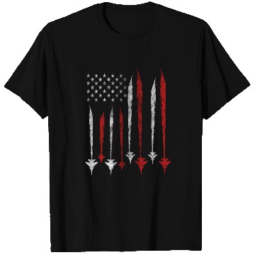 Discover US F35 Fighter Jet Aviation USA Gift T Shirts