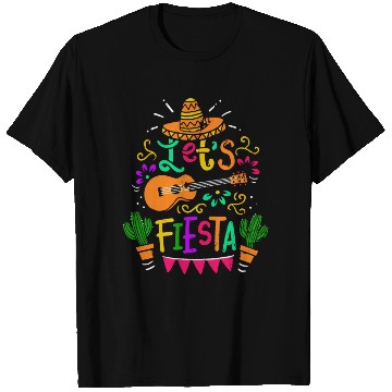 Discover Cinco De Mayo Cactus Sombrero Fiesta Guitar Funny T Shirts