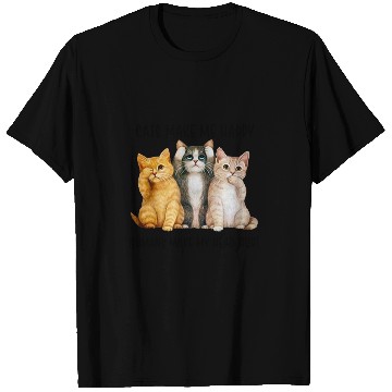 Discover Cats Make Me Happy Humans Make My Head Hurt T Shirts