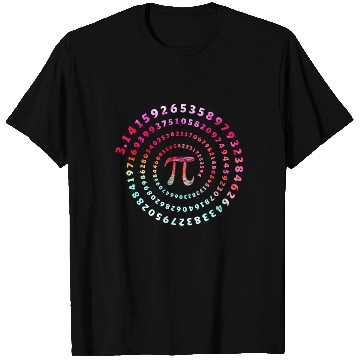 Discover Pi Spiral Novelty T Shirts for Pi Day