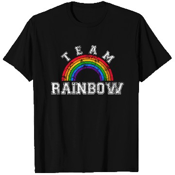 Discover Team Rainbow LGBT Gay Pride Rainbow CSD T Shirts