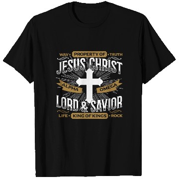 Discover way property of truth jesus christ alpha omega lor T Shirts