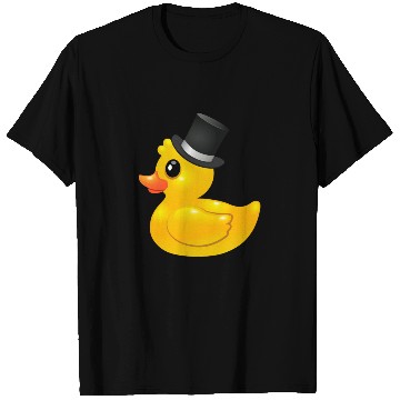 Discover Yellow rubber Duck with topper - Like a sir T Shirts