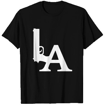 Discover LA Dodgers Gun Los Angeles Hollywood California T Shirts