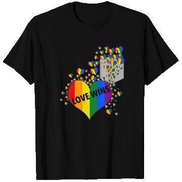 Discover Love Wins Pride LGBTQ Community Pride Month T Shirts