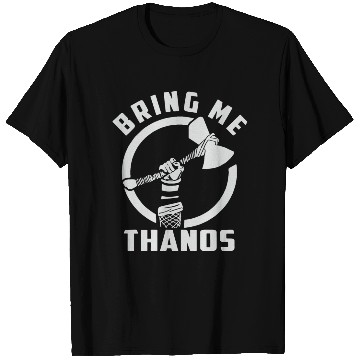 Discover bring me Thanos stormbreaker black and white T Shirts