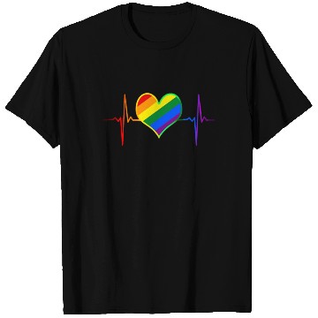 Discover Pulse Heart Beat Pride LGBT Community Pride Month T Shirts