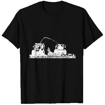 Discover Corn chopper chopping corn harvester farmer T Shirts