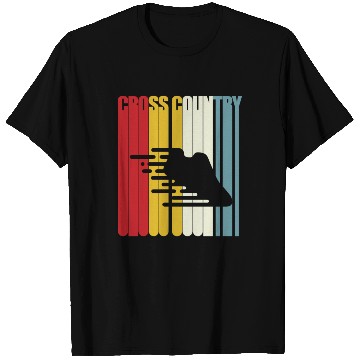 Discover Cross Country Running Runner CC XC Gift Retro 70s T Shirts