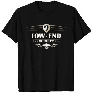 Discover Original Low End Society for Bass Player T Shirts