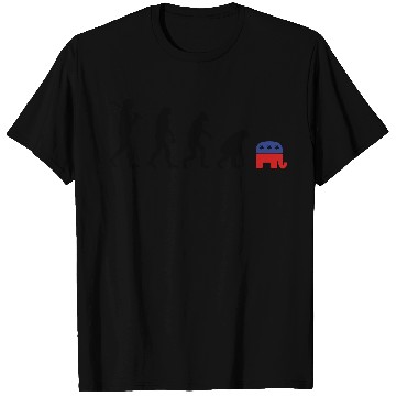 Discover Evolution Backward Republicans election campaign T Shirts