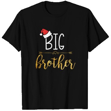 Discover Christmas Big Brother Baby Announcement design T Shirts