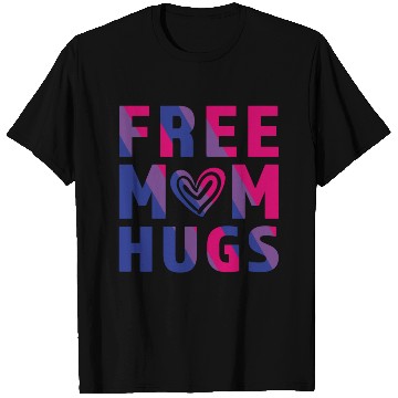 Discover Free Mom Hugs Bisexual T Shirts