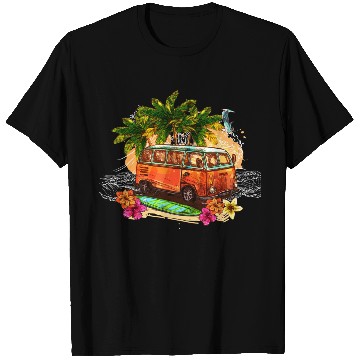 Discover beach car T Shirts